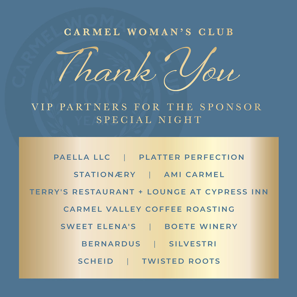 Carmel Womans Club VIP Sponsors